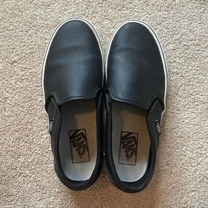 Black vans womens size 6.5